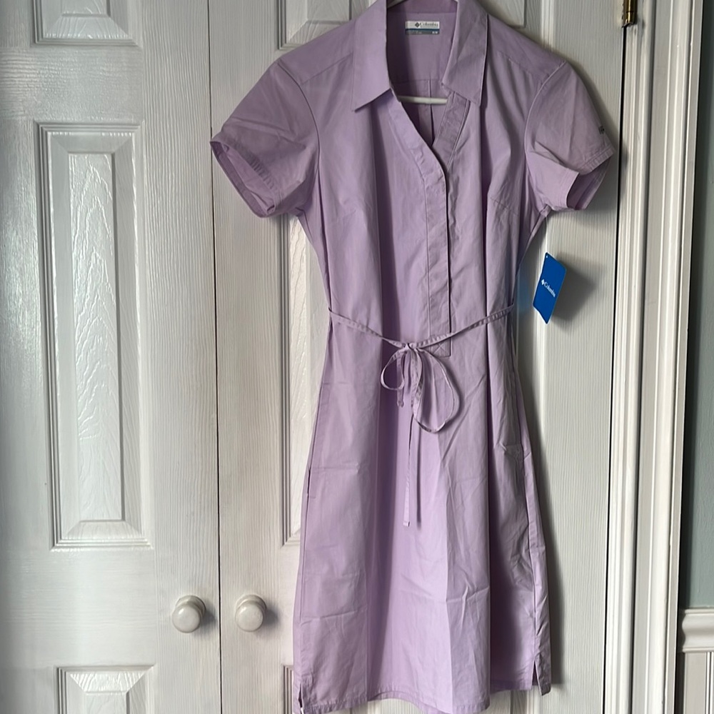 NWT Columbia short sleeve button down dress size Medium